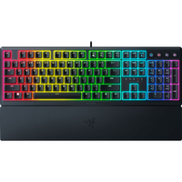 Клавіатура механічна Razer Ornata V3 104key, Mecha-Membrane Switch, USB-A, EN/UK, RGB, чорний