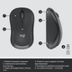 Комплект клавіатура та миша  LOGITECH MK295 Silent Wireless Combo, US, Graphite (920-009800)