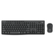 Комплект клавіатура та миша  LOGITECH MK295 Silent Wireless Combo, US, Graphite (920-009800)