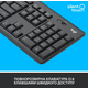 Комплект (клавiатура, миша) бездротовий Logitech MK295 Combo Black (920-009800)