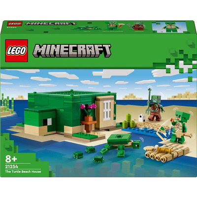 Конструктор LEGO Minecraft Пляжный дом в форме черепахи