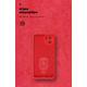 Чехол-накладка Armorstandart Icon для Xiaomi Redmi A2 Camera cover Red (ARM66539)