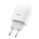 Зарядное устройство Hoco C72A Glorious (1USB, 2.1А) White (6931474712998) + кабель Lightning