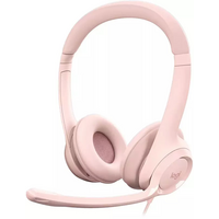 Гарнитура Logitech H390 USB Rose (981-001281)
