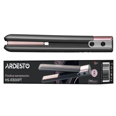 Выпрямитель Ardesto Pink Touch, 50Вт, 160-200C, аккумуляторный, керамика, серый+розовый