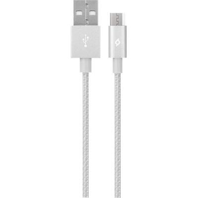 Кабель Ttec USB - Micro USB (M/M), AlumiCable, 1.2 м, Silver (2DK11G)