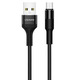 Кабель Usams US-SJ224 USB – micro USB, 1.2 м, Black (SJ224USB01)