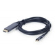 Кабель Cablexpert HDMI - USB Type-C (M/M), 1.8 м, Black (CC-USB3C-HDMI-01-6)