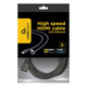 Кабель Cablexpert HDMI - HDMI V 1.4 (M/M), вилка/угловая вилка, 3 м, черный (CC-HDMI490-10) пакет