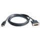 Кабель REAL-EL HDMI - DVI (M/M), 1.8 м, Black (EL123500013)