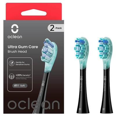 Насадка для зубної електрощітки Oclean UG02 B02 Ultra Gum Care Brush Black (2 шт) (6970810553567)