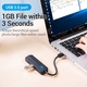 Хаб USB 3.0 -> 4хUSB 3.0/2хTRS Audio/USB Micro 1.0 м. Vention