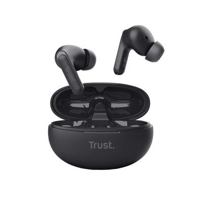 Навушники TWS Trust Yavi Earbuds BT 5.3, ENC, SBC, Mic, Чорний