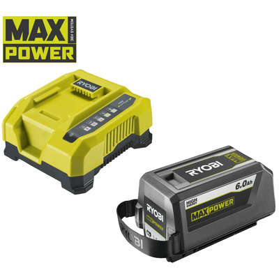 Набір акумулятора та зарядного пристрою Ryobi RY36BK60B-160 MAX POWER, 36В, 6А•год, ЗП MAX POWER Lithium+ 6А