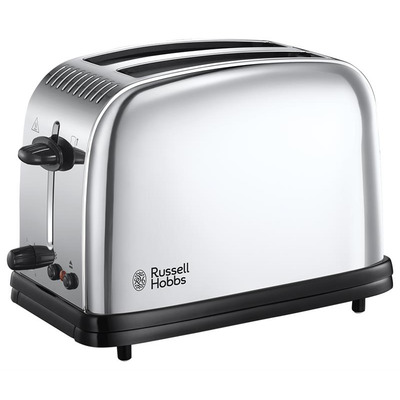 Тостер Russell Hobbs Chester 1600Вт, піддон для крихт, підігрів, метал