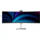 TFT 48.8" Philips 49B2U6903CH, VA 5120x1440, вигн., 2xHDMI, DP, USB-C, RJ-45, USB-hub, cam,HAS,кол