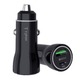 Автомобильное зарядное устройство для T-PHOX Rapid T-C08 Car Charger PD20W + QC3.0 18W (Black)