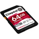 Kingston Карта пам'яті 64GB SDXC C10 UHS-II U3 R300/W260MB/s