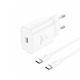 Сетевое зарядное устройство Foneng EU51 (USB-Сх3A) White (EU51-CH-W)