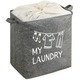 Корзина IDEA HOME LY-01 квад. ткан. з/кр My Laundry 45x30x45 см (LY-01 квад. ткан. з/кр My Laundry)