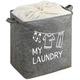 Корзина IDEA HOME LY-01 квад. ткан. з/кр My Laundry 45x30x45 см (LY-01 квад. ткан. з/кр My Laundry)