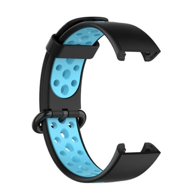 Ремешок BeCover Vents Style для Xiaomi Redmi Smart Band 2 Black-Blue (709421)