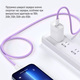 Кабель ColorWay USB Type-C + USB Type-C (M/M), 3.0 А, 1 м, Purple (CW-CBPDCC061-PU)