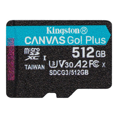 Карта пам'яті Kingston Canvas Go Plus 512Gb microSDXC (UHS-1 U3) class 10 A2 V30