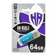 Флеш-накопичувач USB 64GB Hi-Rali Rocket Series Blue (HI-64GBVCBL)