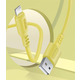 Кабель ColorWay USB - Lightning (M/M), soft silicone, 2.4 А, 1 м, Yellow (CW-CBUL043-Y)