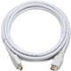 Кабель Cablexpert (CC-HDMI4-W-6) HDMI - HDMI V 2.0 (M/M), 4K, 2 м, вилка/вилка 1.8м White