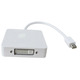 Перехідник mini DisplayPort M --> HDMI/DisplayPort/DVI (24+5), FHD 1080p, кабель 0.2 м