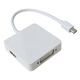 Перехідник mini DisplayPort M --> HDMI/DisplayPort/DVI (24+5), FHD 1080p, кабель 0.2 м