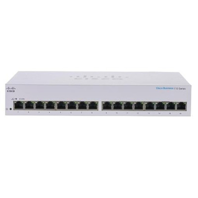 Комутатор Cisco CBS110 16xGE,Unmanaged