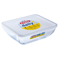 Форма с/к PYREX DAILY форма з криш.скл. прям. 22х17см (1.3л) (342P000/3646)