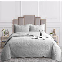 Текстиль для дому SOHO Покривало 220*240 см VELVET Vip Venzel Gray