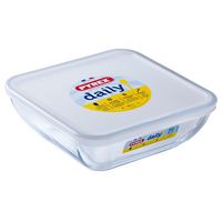 Форма с/к PYREX DAILY форма з криш.скл. квад. 20х20см (2л) (319P000/3044)