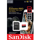 Карта памяти MicroSDXC 128GB UHS-I U3 R200/W90MB/s SanDisk Extreme Pro V30 + SD-адаптер (SDSQXCD-128G-GN6MA)