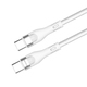 Кабель ColorWay USB Type-C + USB Type-C (M/M), 5.0 А, 1 м, White (CW-CBPDCC065-WT)
