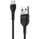 Кабель Grand-X USB - micro USB (M/M), Fast Сharge, 3 A, 1 м, Black (PM-03B)