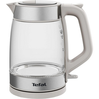 Електрочайник Tefal Glass Kettle 1.7л, скло, з підсвіткою, сріблясто-чорний