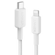 КабельANKER 322 USB-C to Lightning - 1.8m Nylon (Білий)