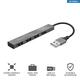 Trust Halyx Aluminium 4-Port Mini USB Hub