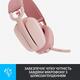 Bluetooth-гарнитура Logitech Zone Vibe 100 Wireless Rose (981-001224)