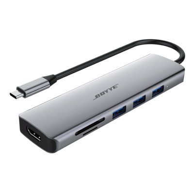 USB-хаб FrimeCom USB-C Boyye 6-в-1 (UC-602)