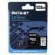 Карта пам`ятi MicroSDXC 128GB UHS-I Class 10 Patriot LX + SD-adapter (PSF128GMCSDXC10)