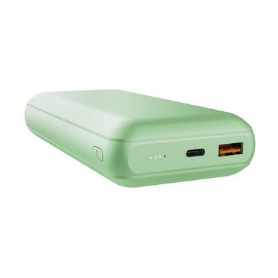 Акумулятор портативний літій-іонний power bank Trust Redoh, 20000мА·год, USB-A/2хUSB-C, 18W, QC 3.0, PD, зелений