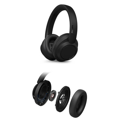 Навушники Over-ear Philips TAH6509 BT 5.3, ANC, Hi-Res, SBC, Wireless, Mic