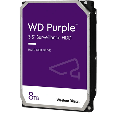 Накопичувач HDD Western Digital Purple 8TB 5400rpm 256MB WD85PURZ 3.5 SATA III