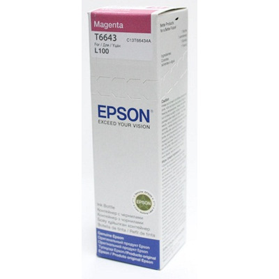 Чорнило Epson (C13T66434A) для L100/L200 (Magenta) 70 г